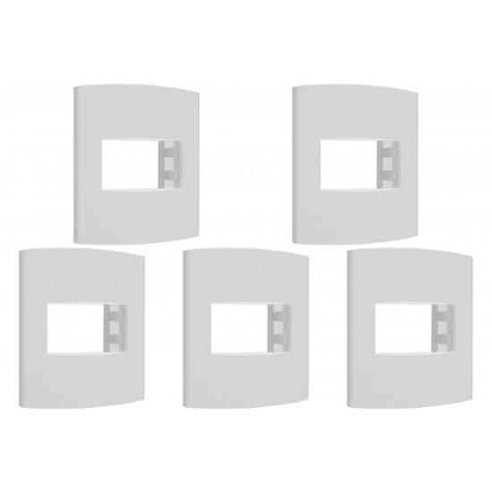 Kit C/5 - Sistema X Peesa Alfa Espelho Placa 4X2 1Ret.P3202 Kit C/5 - Sistema X Peesa Alfa Espelho Placa 4X2 1Ret.P3202