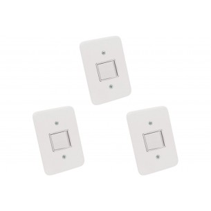 Kit C/3 - Conjunto Radial Pollar 1901178 1 Interruptor Bi...