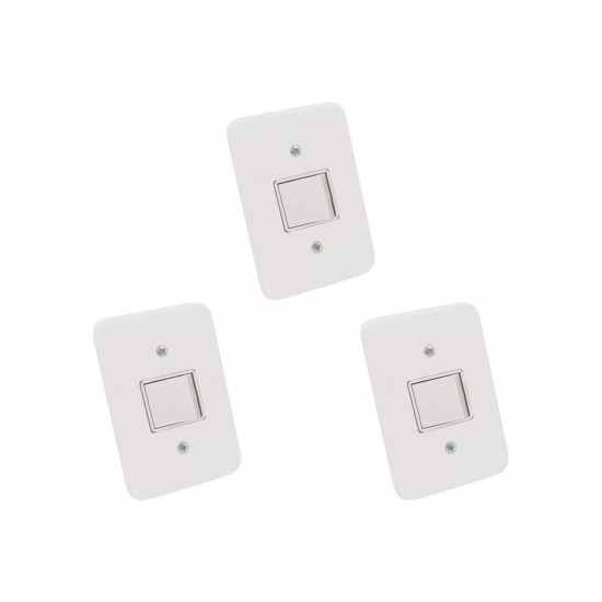 Kit C/3 - Conjunto Radial Pollar 1901178 1 Interruptor Bi...
