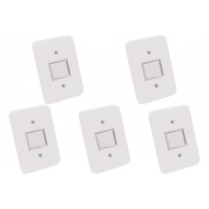Kit C/5 - Conjunto Radial Pollar 1901178 1 Interruptor Bi...