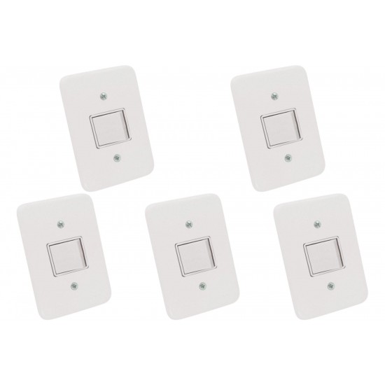 Kit C/5 - Conjunto Radial Pollar 1901178 1 Interruptor Bi...
