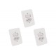 Kit C/3 - Conjunto Radial Pollar 1901218 1S 1Tomada 20A
