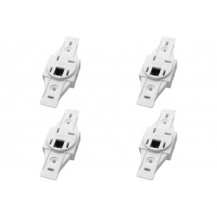 Kit C/4 - Conjunto Radial Pollar 1402007 1T Fone Rj11 S/P