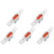Kit C/5 - Conjunto Radial Pollar 1901377 1Tomada 20A Vermelho S/P Kit C/5 - Conjunto Radial Pollar 1901377 1Tomada 20A Vermelho S/P