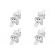 Kit C/4 - Conjunto Radial Pollar 1901137 1S 1Tomada 10A S/P Kit C/4 - Conjunto Radial Pollar 1901137 1S 1Tomada 10A S/P