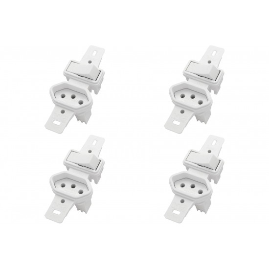 Kit C/4 - Conjunto Radial Pollar 1901237 1S 1T 20A S/P Kit C/4 - Conjunto Radial Pollar 1901237 1S 1T 20A S/P
