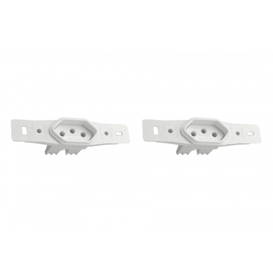 Kit C/2 - Conjunto Radial Pollar 1901132 1Tomada 10A S/P Kit C/2 - Conjunto Radial Pollar 1901132 1Tomada 10A S/P
