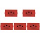 Kit C/5 - Modulo Peesa Alfa 1445V Tomada 20A Vermelho Kit C/5 - Modulo Peesa Alfa 1445V Tomada 20A Vermelho