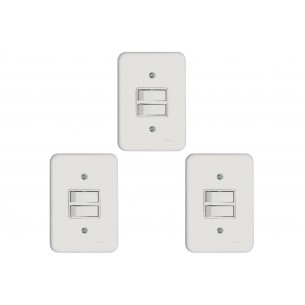 Kit C/3 - Conjunto Radial Pollar 1901006 2 interruptores ...