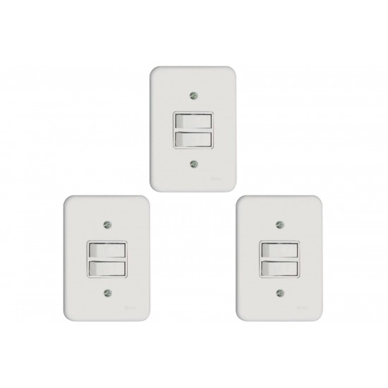 Kit C/3 - Conjunto Radial Pollar 1901006 2 interruptores ...