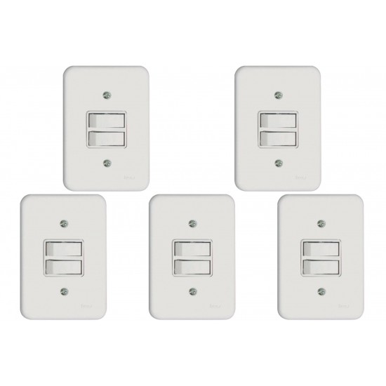Kit C/5 - Conjunto Radial Pollar 1901006 2 interruptores ...