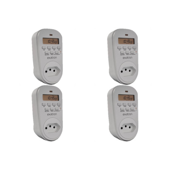 Kit C/4 - Timer Tempor.Exatron Digital Bivolt