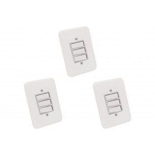Kit C/3 - Conjunto Radial Pollar 1901008 3 interruptores ...