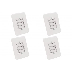 Kit C/4 - Conjunto Radial Pollar 1901008 3 interruptores ...