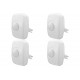 Kit C/4 - Sensor Presenca Qualitronix Parede Qa21M