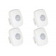 Kit C/4 - Sensor Presenca Qualitronix Teto Sob Qa23M