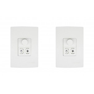 Kit C/2 - Controle Velocidade Rotativo C/Ch Qualitronix Q...