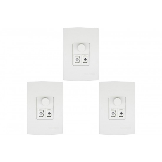 Kit C/3 - Controle Velocidade Rotativo C/Ch Qualitronix Q...