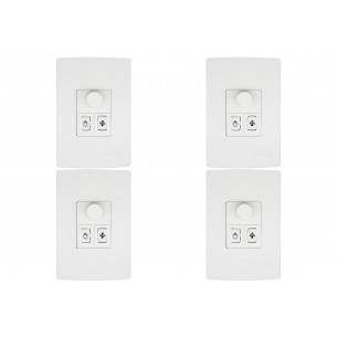 Kit C/4 - Controle Velocidade Rotativo C/Ch Qualitronix Q...