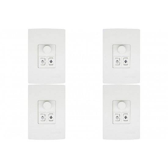 Kit C/4 - Controle Velocidade Rotativo C/Ch Qualitronix Q...