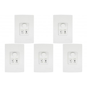 Kit C/5 - Controle Velocidade Rotativo C/Ch Qualitronix Q...