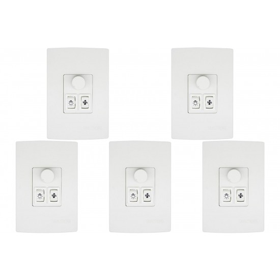 Kit C/5 - Controle Velocidade Rotativo C/Ch Qualitronix Q...