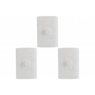 Kit C/3 - Dimer De Luz Rotat Bivolt Qualitronix Qd32