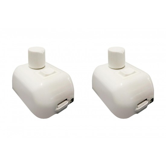 Kit C/2 - Controle Velocidade Rotativo C/Ch Extensao Qual...