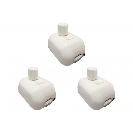 Kit C/3 - Controle Velocidade Rotativo C/Ch Extensao Qual...