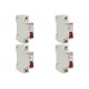 Kit C/4 - Disjuntor Steck Din Unipolar 70A Sd61 C4,5Ka