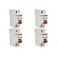 Kit C/4 - Disjuntor Steck Din Unipolar 80A Sd61 C10Ka
