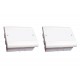 Kit C/2 - Caixa Passagem Pvc 22X18 Perlex Embutir Kit C/2 - Caixa Passagem Pvc 22X18 Perlex Embutir