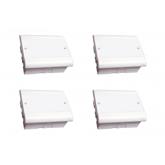 Kit C/4 - Caixa Passagem Pvc 22X18 Perlex Embutir