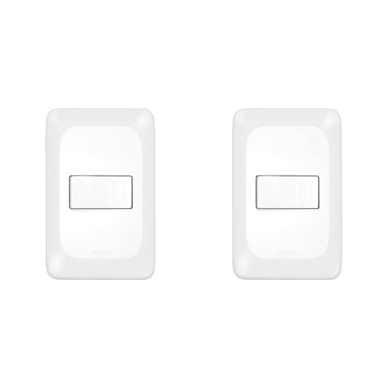 Kit C/2 - Conjunto Pial Pop 1 Simples 10A Lgx010 Branco