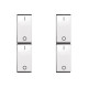 Kit C/4 - Modulo Pial Pop 1 Bipolar 10A Lg010B Branco