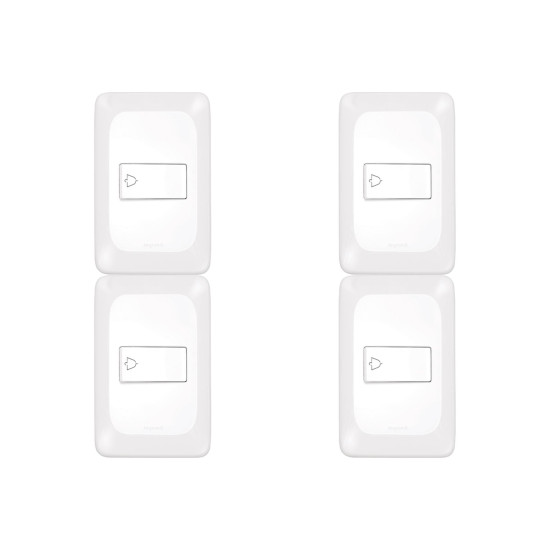 Kit C/4 - Conjunto Pial Pop 1Camp 2A Lgx040 Branco