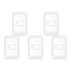 Kit C/5 - Conjunto Pial Pop 1Camp 2A Lgx040 Branco