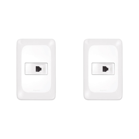 Kit C/2 - Conjunto Pial Pop 1Rj11 Lgx090 Branco