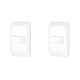 Kit C/2 - Conjunto Pial Pop 1Simp+1 Paralelo Lgx102 Branco
