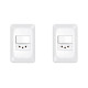 Kit C/2 - Conjunto Pial Pop 1Simp+1Tomada 10A Lgx103 Branco