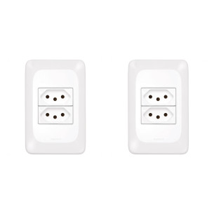 Kit C/2 - Conjunto Pial Pop 2Tom 10A Lgx303 Branco