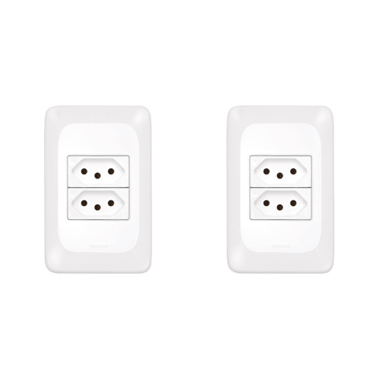 Kit C/2 - Conjunto Pial Pop 2Tom 10A Lgx303 Branco