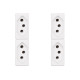 Kit C/4 - Modulo Pial Pop 1Tomada 20A Lg03020 Branco