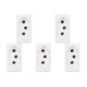 Kit C/5 - Modulo Pial Pop 1Tomada 20A Lg03020 Branco