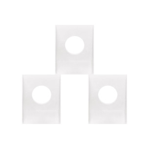 Kit C/3 - Modulo Pial Pop 1Furo Lg20F Branco