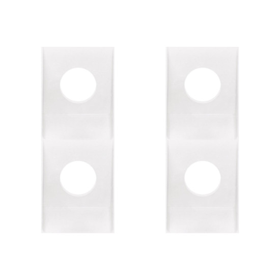 Kit C/4 - Modulo Pial Pop 1Furo Lg20F Branco