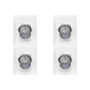 Kit C/4 - Modulo Pial Pop Tomada  P/Tv Lg060 Branco