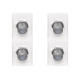 Kit C/4 - Modulo Pial Pop Tomada  P/Tv Lg060 Branco
