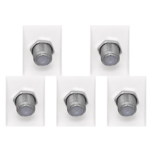 Kit C/5 - Modulo Pial Pop Tomada  P/Tv Lg060 Branco