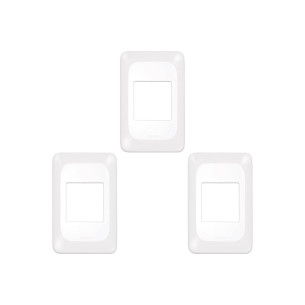 Kit C/3 - Espelho Placa Pial Pop C/Suporte 4X2 2Int Lgp22...